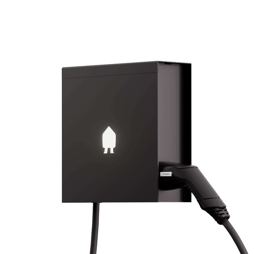 Smappee EV WALL 8m kabel tot 22kW 1 / 3 phase zwart