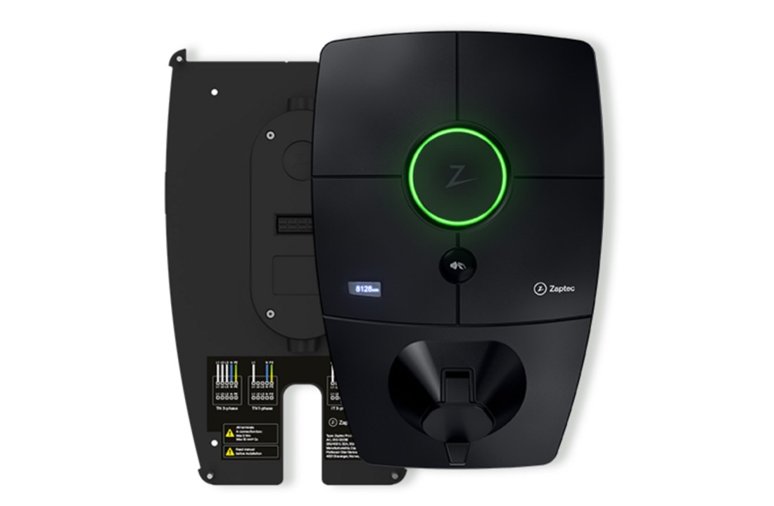 Zaptec Pro 22 kw MID inclusief backplate (V2G/bidirectioneel ready) - Slimmelaadpunt.nl