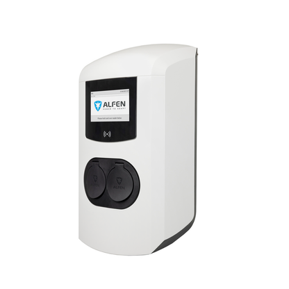 Alfen Double Pro-line PLus– Dubbele 22 kW mid Laadpaal voor Zakelijke & Semi-Openbare Locaties