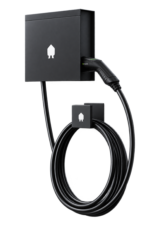 Smappee EV WALL 8m kabel tot 22kW 1 / 3 phase zwart
