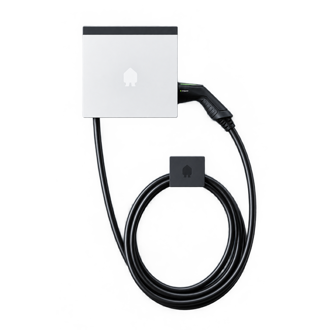 Smappee EV Wall 8m Kabel tot  22kW 1 / 3 phase wit