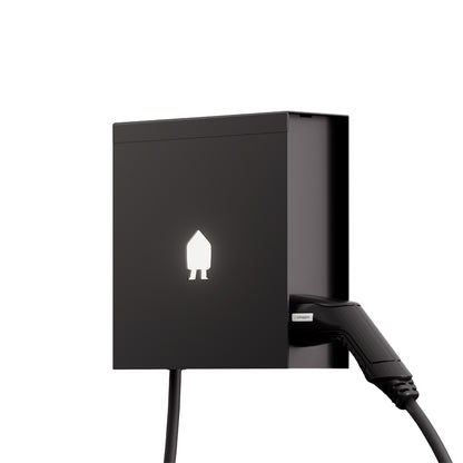 Smappee EV WALL 8m kabel tot 22kW 1 / 3 phase zwart