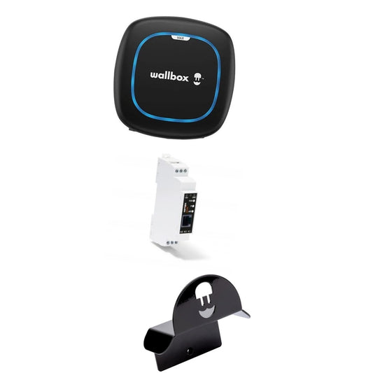 Wallbox Pulsar Max 22 kW – Voordeel Pakket met 5 m Kabel, Powermeter & Kabelhoude