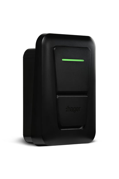 Hager Witty Plus 22 kW Laadstation met Type 2-Socket | OCPP & MID (XVL122S)