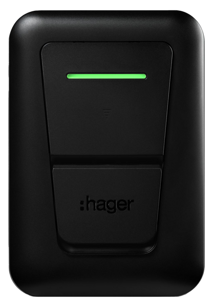 Hager Witty Plus 22 kW Laadstation met Type 2-Socket | OCPP & MID (XVL122S)